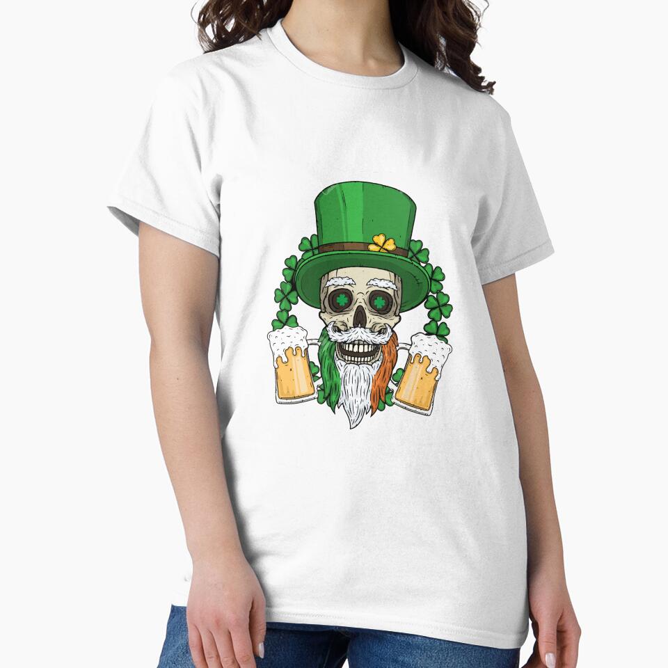 LUCKY SHAMROCK St. Patrick's Day MEN WOMEN Funny by BOHOVIN