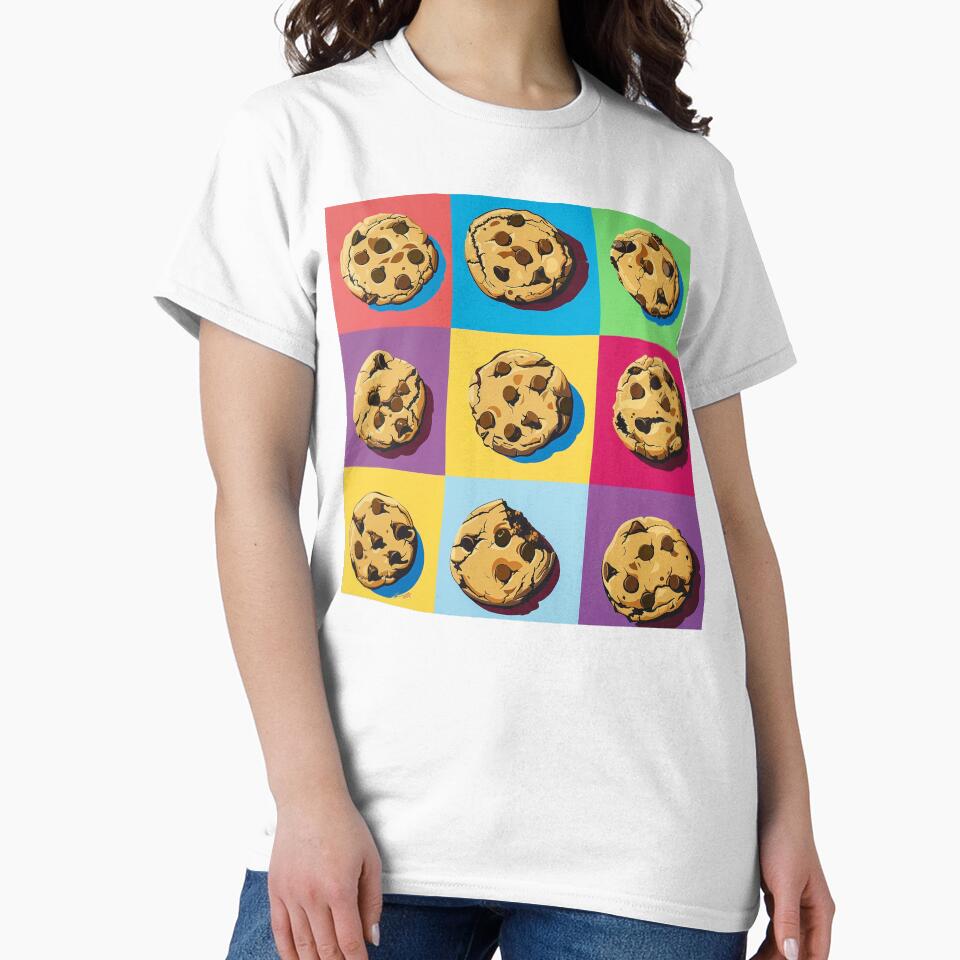 Chocolate Chip Cookies Pop Art 1 by AstroRisq