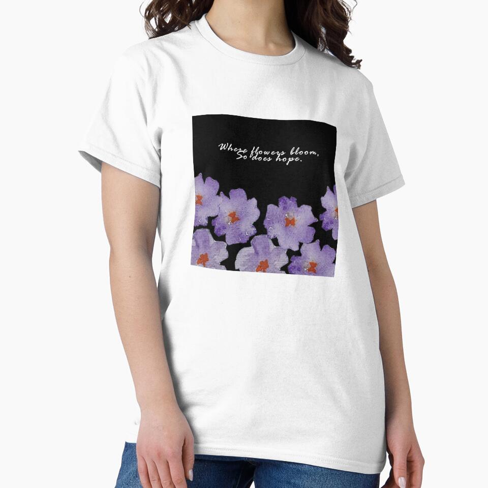 Oversized Watercolour Violet Bloomy by PURPLEbliss