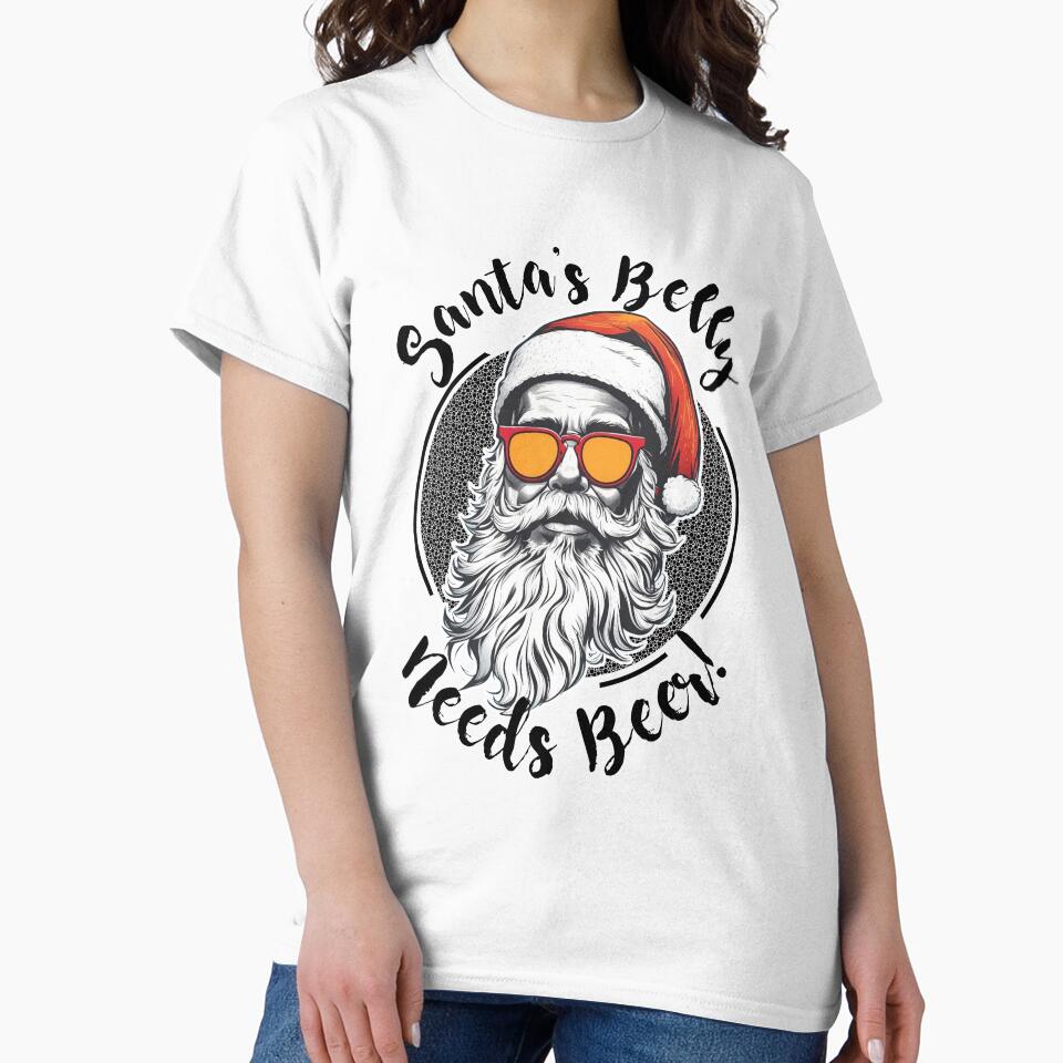 Santa Xmas beer Pop Art by ZenStickConcept
