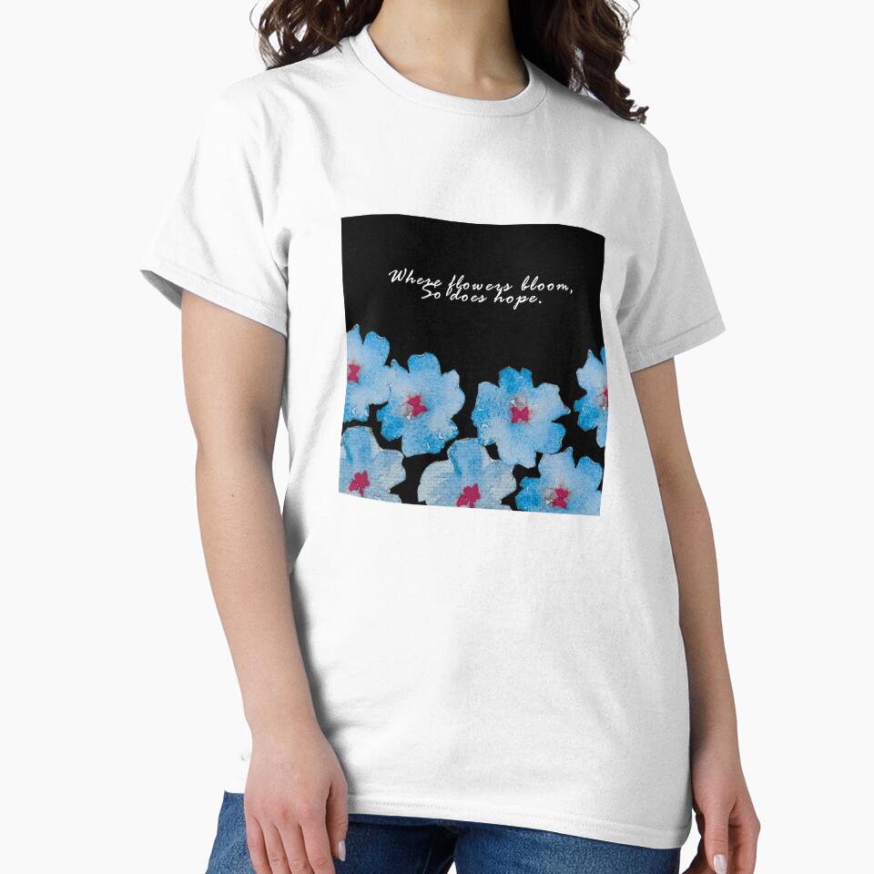 Oversized Watercolour Cerulean Bloomy by PURPLEbliss