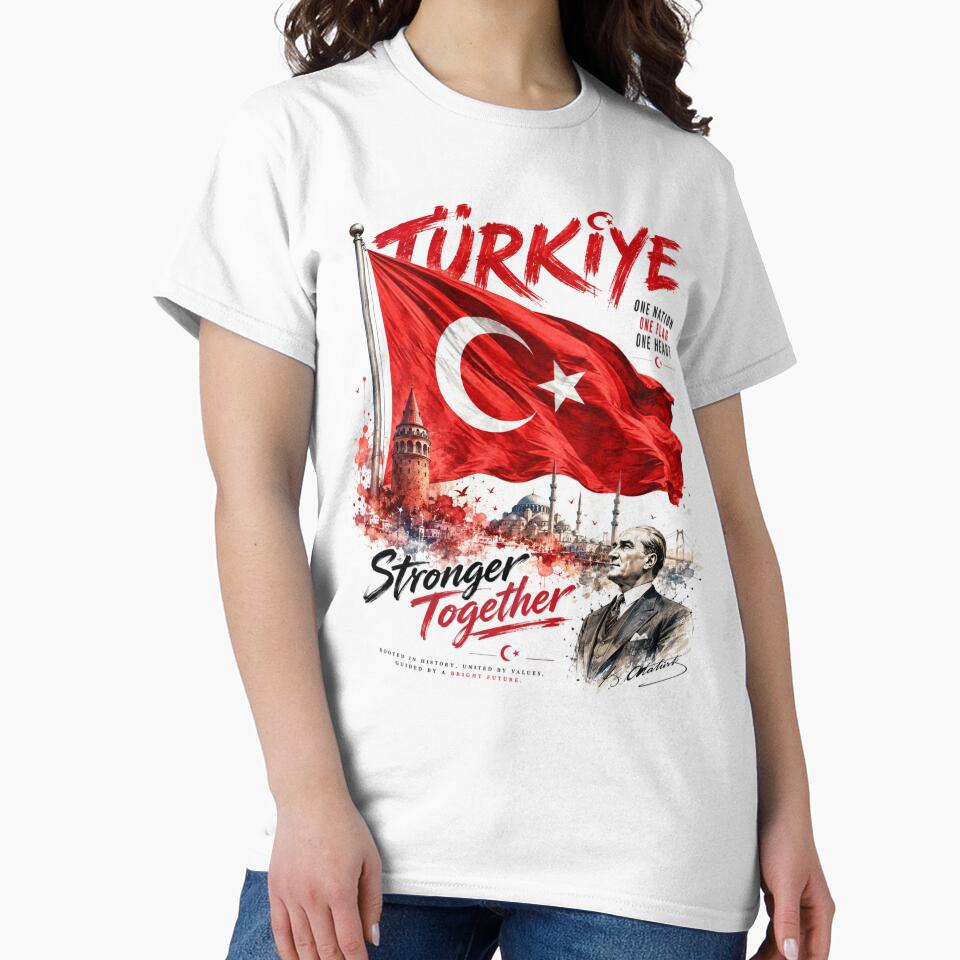 Proud Spirit of Türkiye – Stronger Together by Countries&Cities Shop