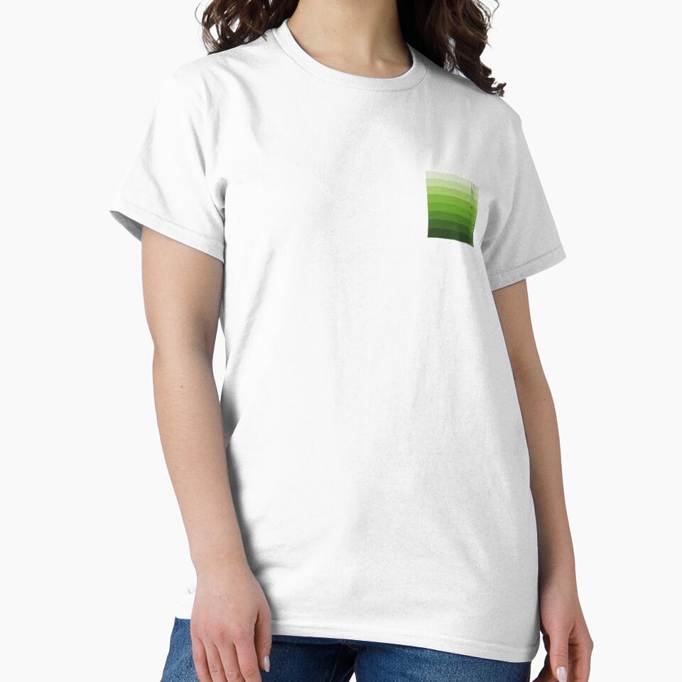 Simple design from shades from light to dark avocado by Cherevan
