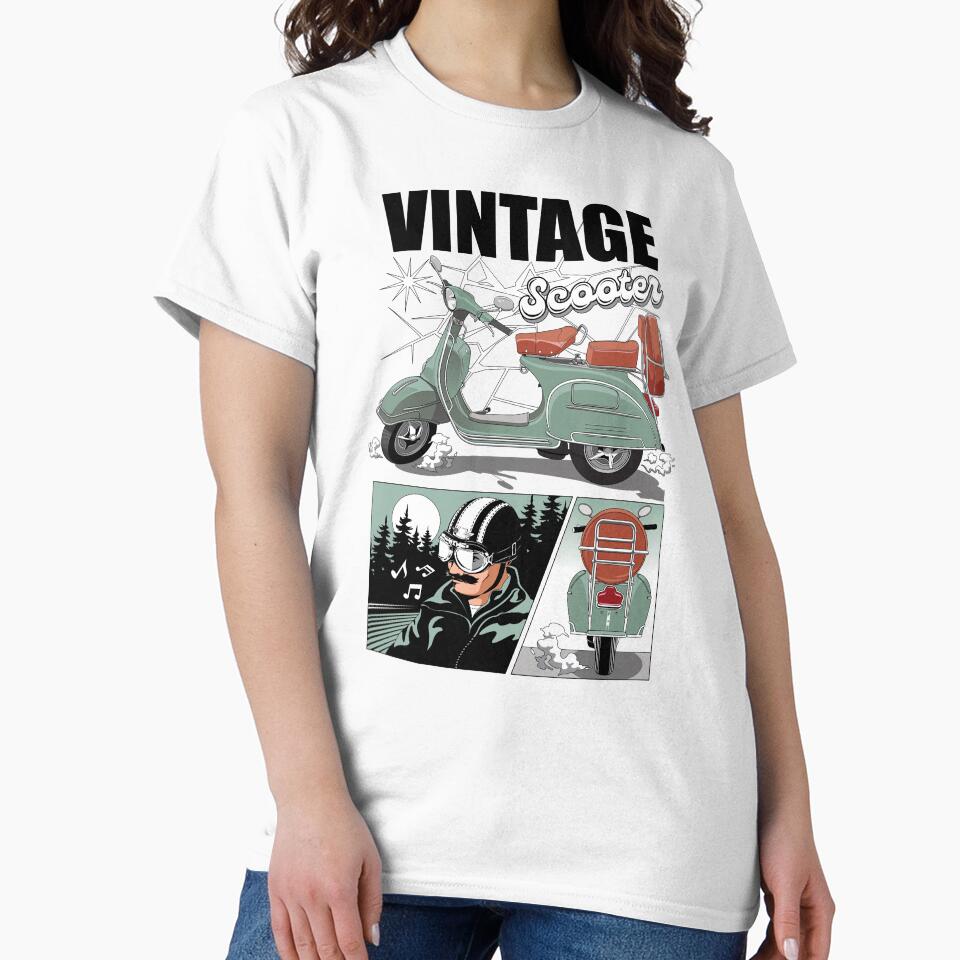 Roam to unknown with scooter japanese manga style color by SetthaSK