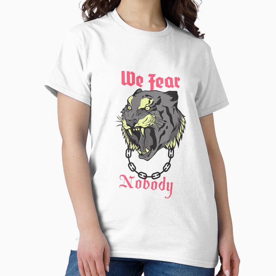 We Fear Nobody Slim fit T-Shirts by Dave1991