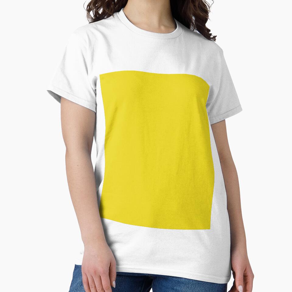 Plain Solid Color Bright Yellow Hot Yellow Vivid Yellow by mimihuang creations