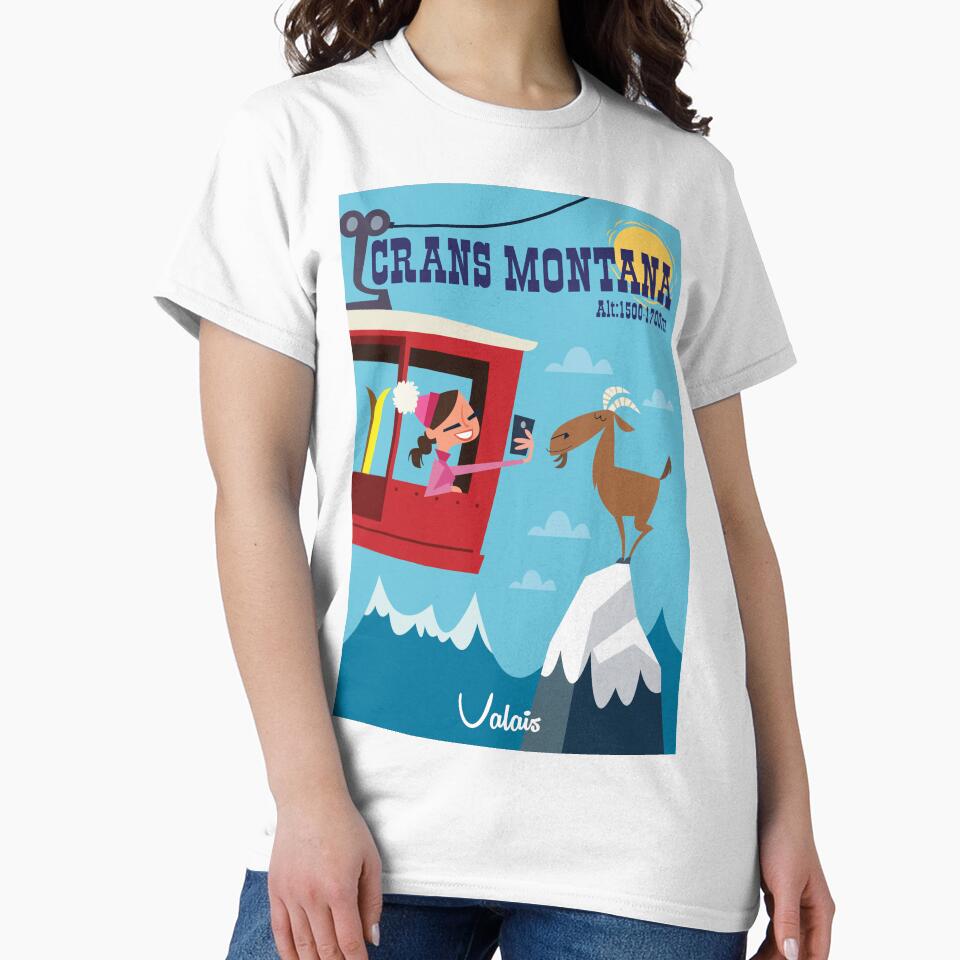 Crans Montana poster by GAGodel