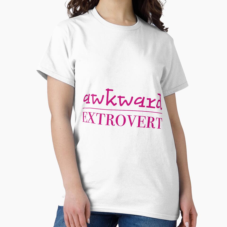 Awkward Extrovert Pink by WellDesignedByK
