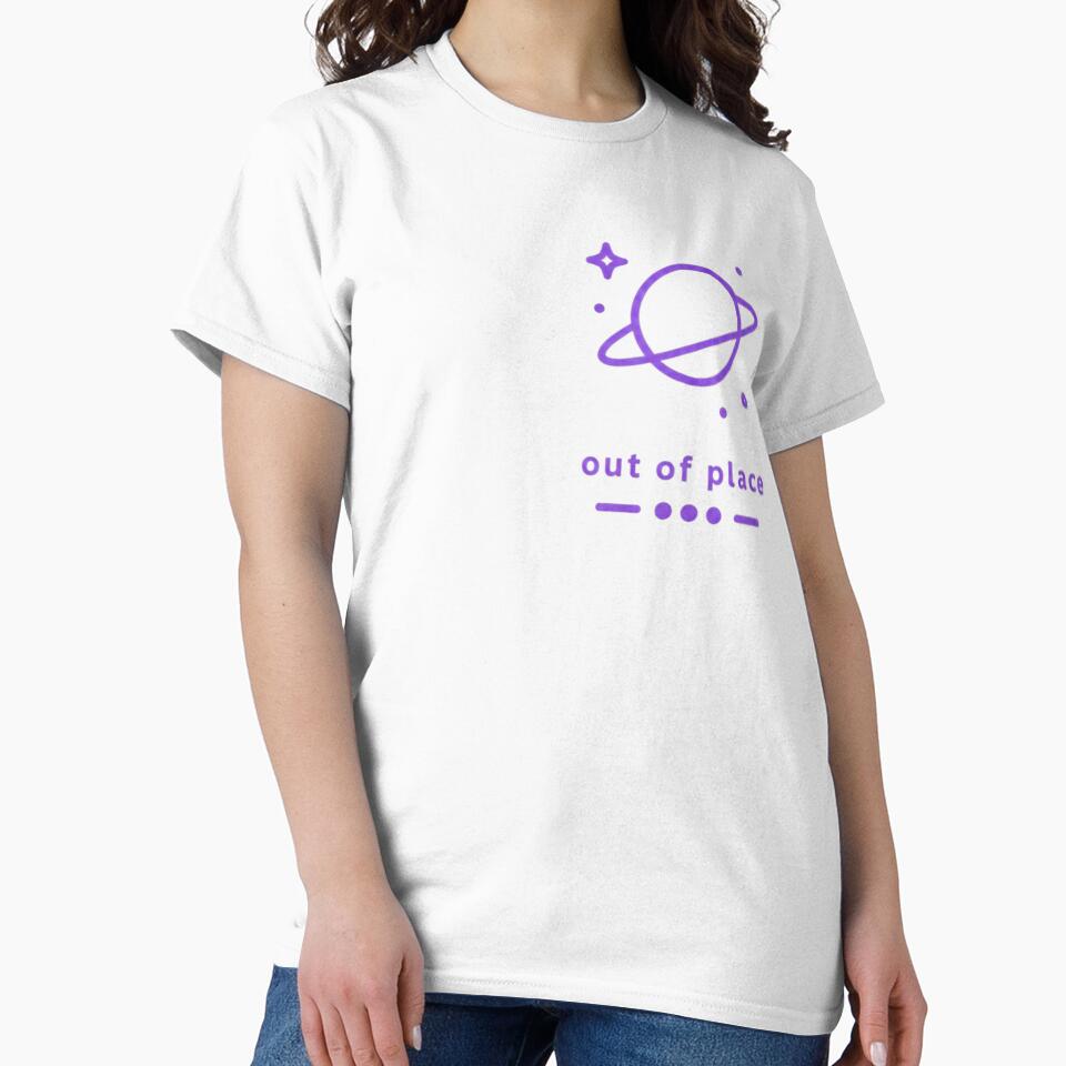 Out of Place – Purple Planet Aesthetic Design by Velora Design