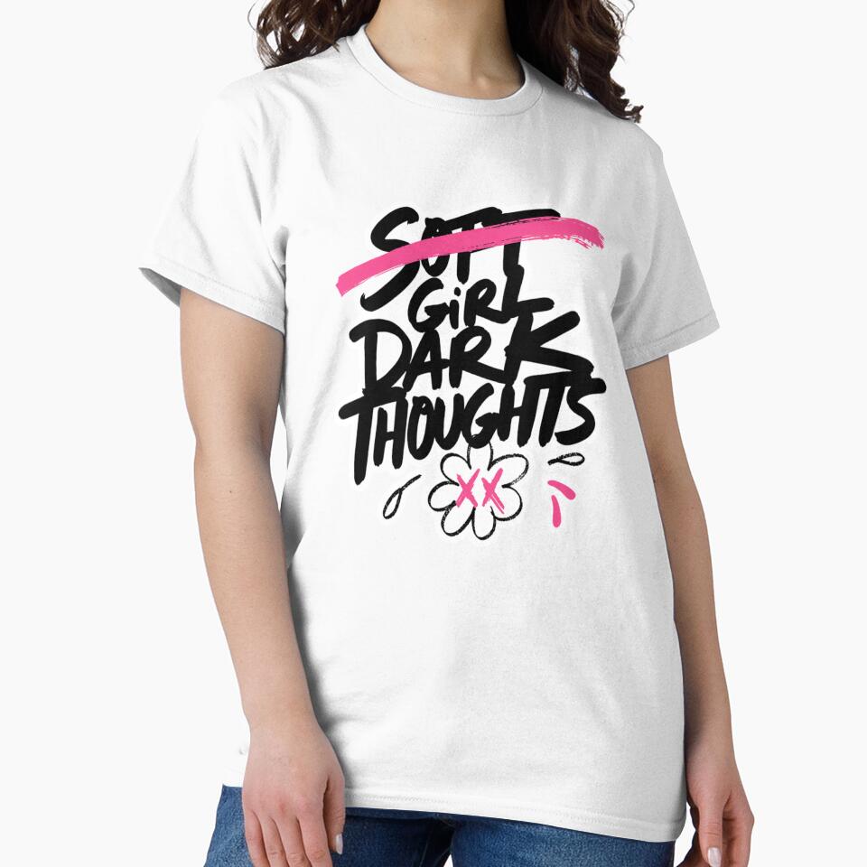 Soft Girl Dark Thoughts Aesthetic by IslandTyped