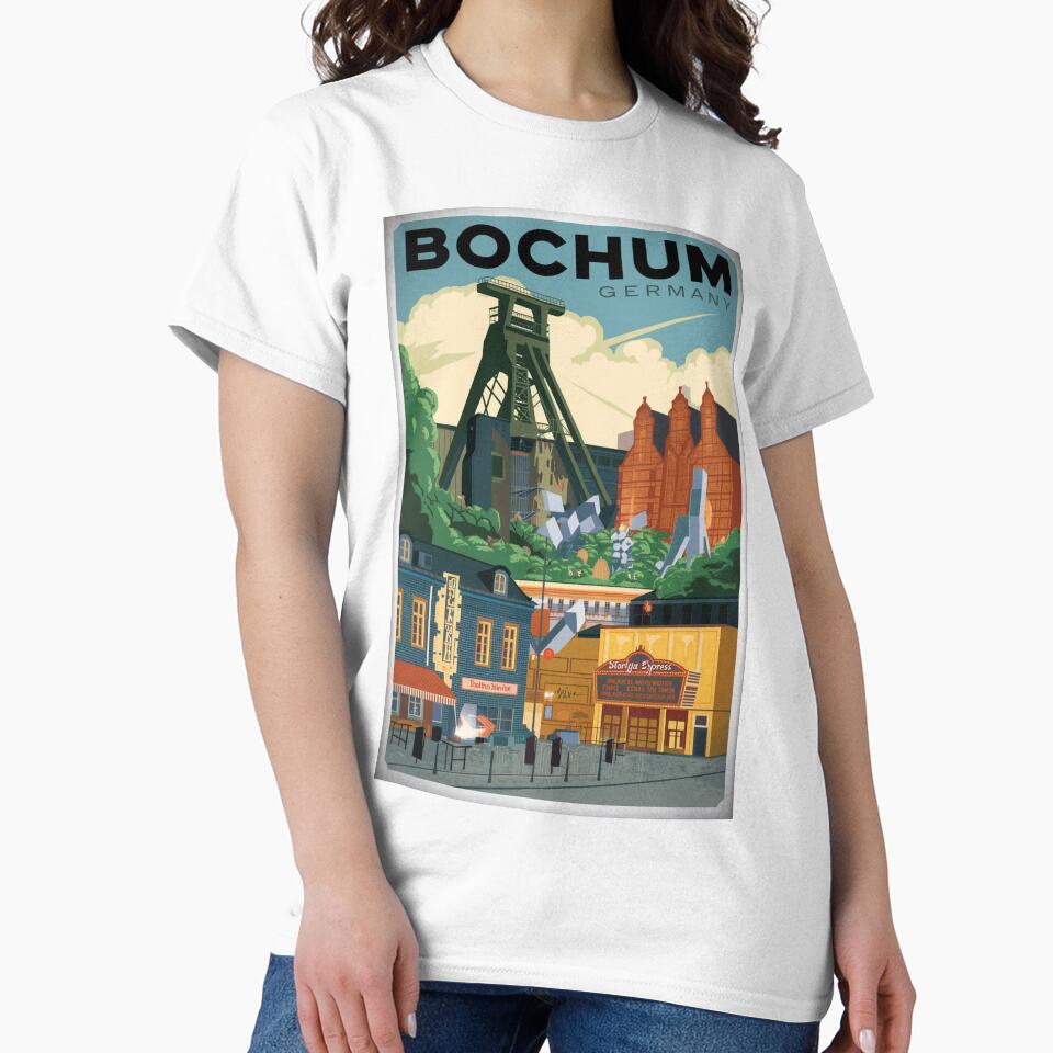 Bochum Vintage Travel Poster by TravelerRat
