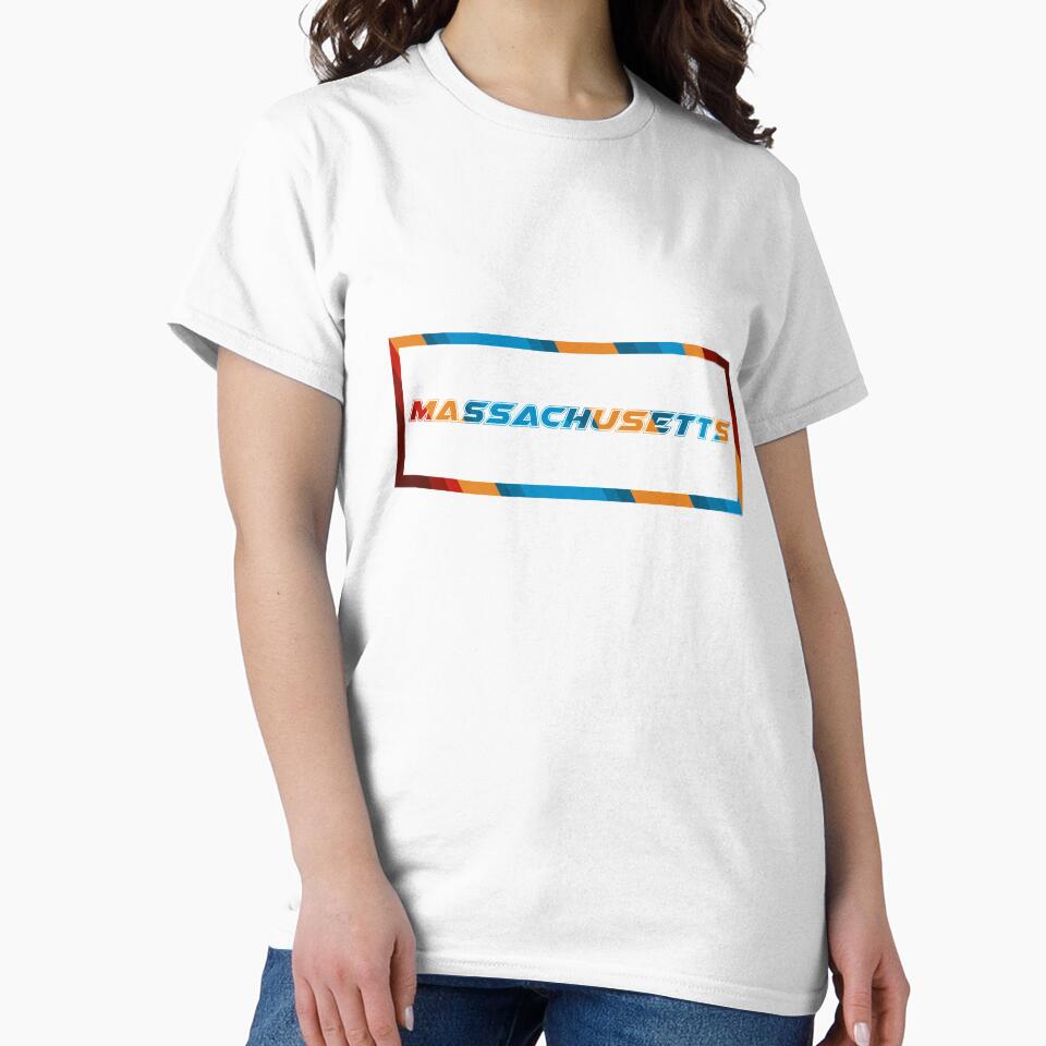 Massachusetts T-Shirt for Men and Women by AllStarMerch