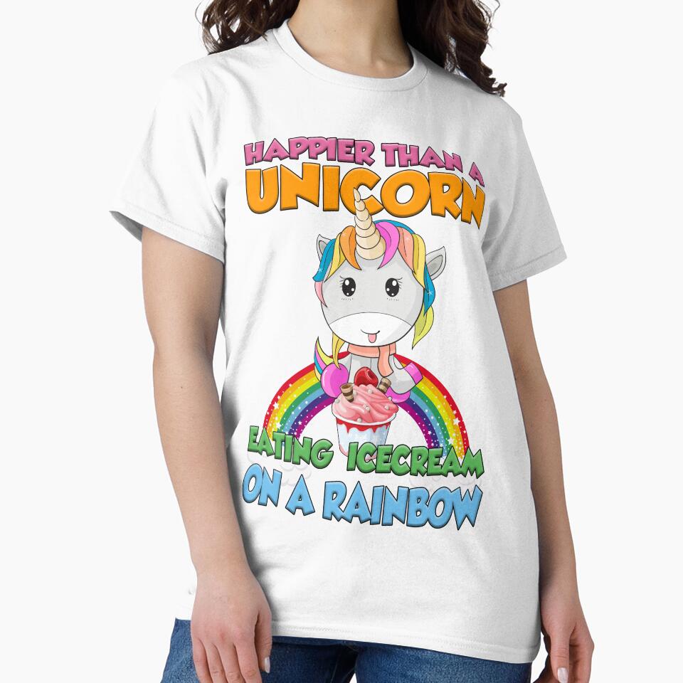Happier than a unicorn eating icecream on a rainbow by Fairyjam