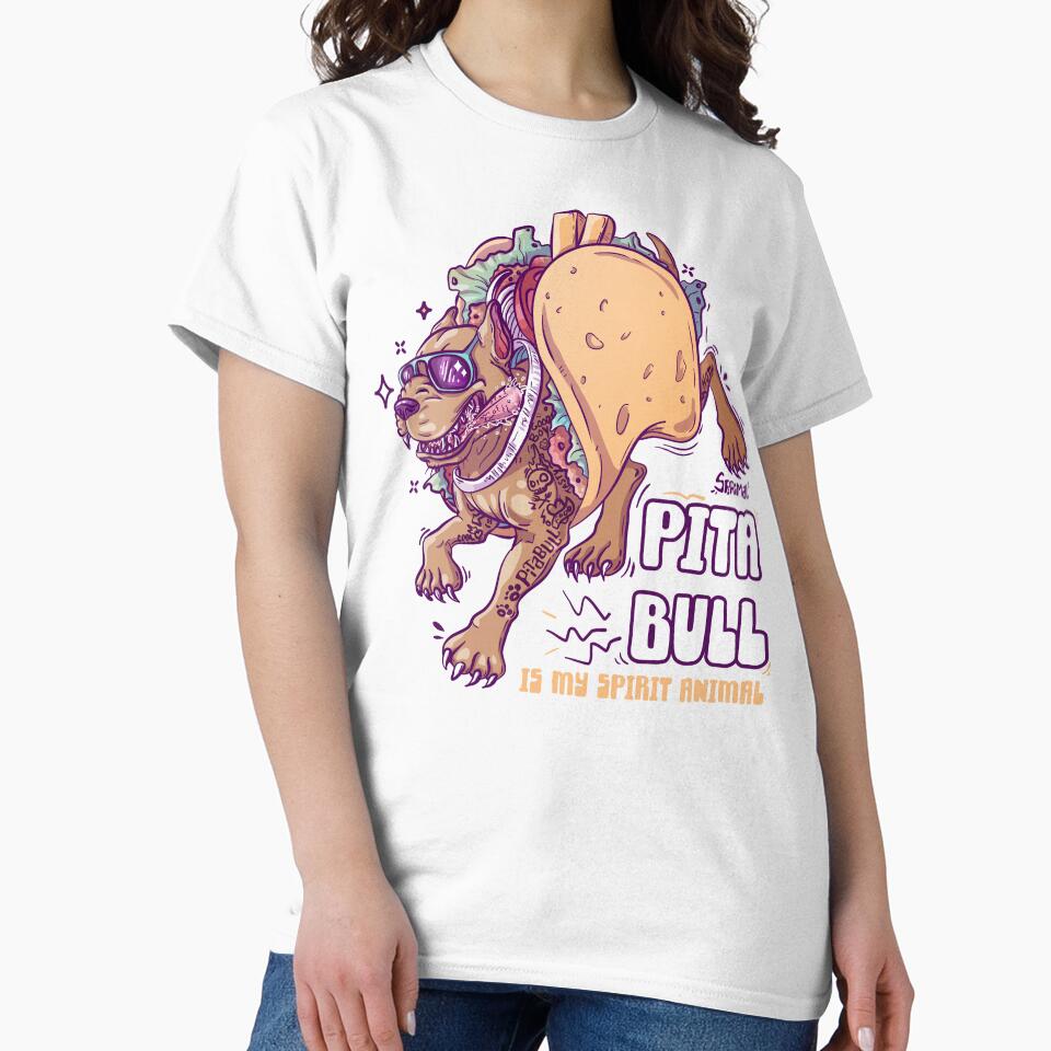 Pitbull Pita pun Pitabull by SPIRIMAL