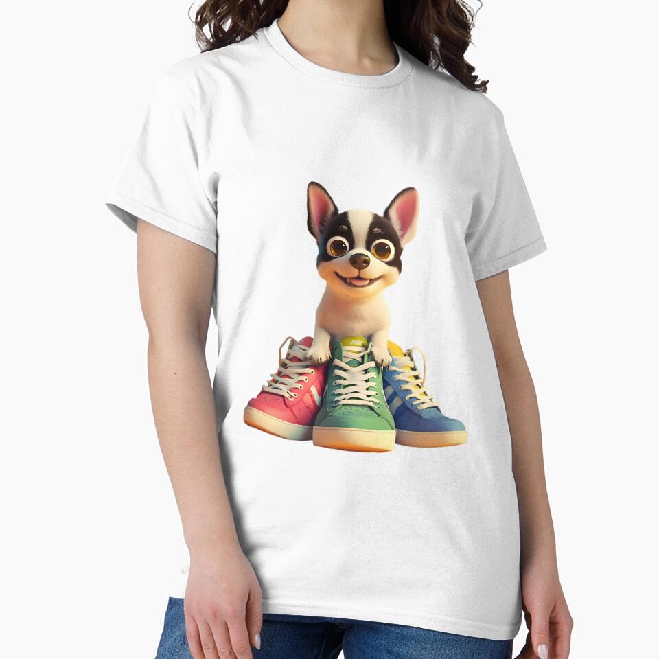 Sneaker Pup Mischief by AI-Only Creations