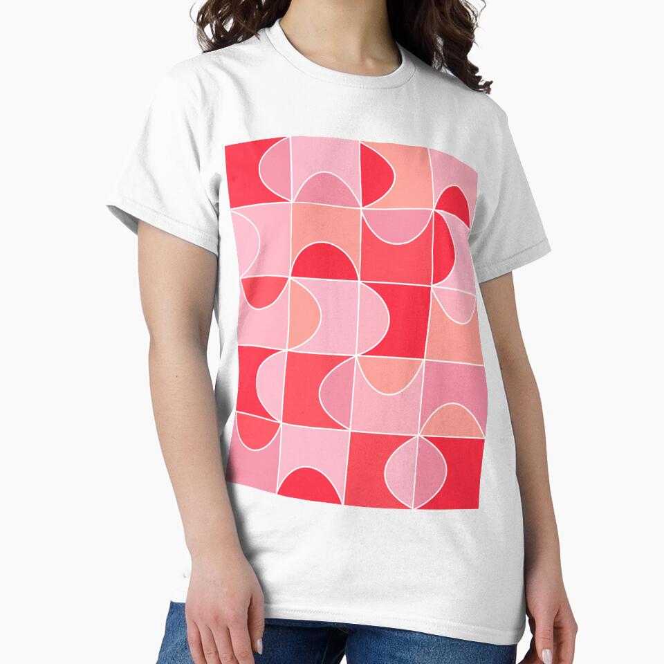 Pink Mid-Century Modern Pattern by WildeandCo
