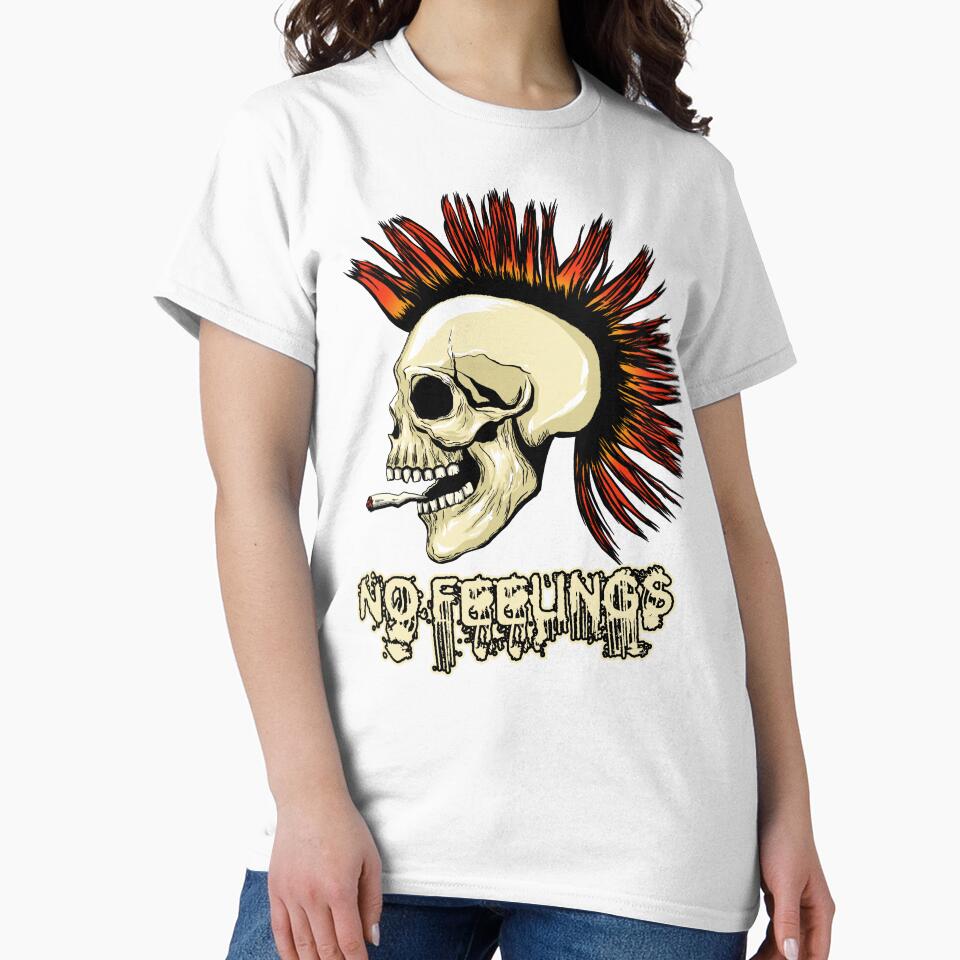 No Feelings - Punk Rock Skull by MagicEyesOnly