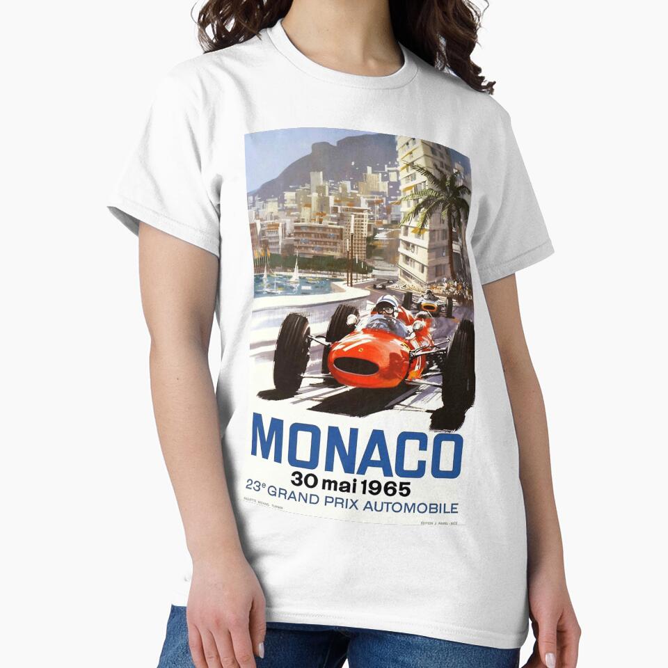 1965 Monaco Grand Prix Racing Poster by angelinawiliam