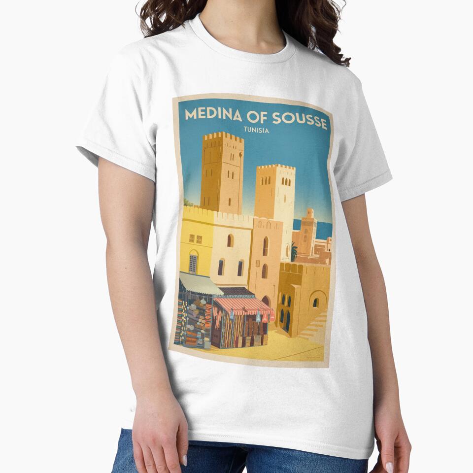 Sousse Vintage Travel Poster by TravelerRat