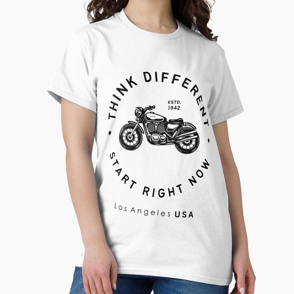 Think Different, Start Right Now – Bold Motivational T-Shirt for Action-Takers by NectarTitania