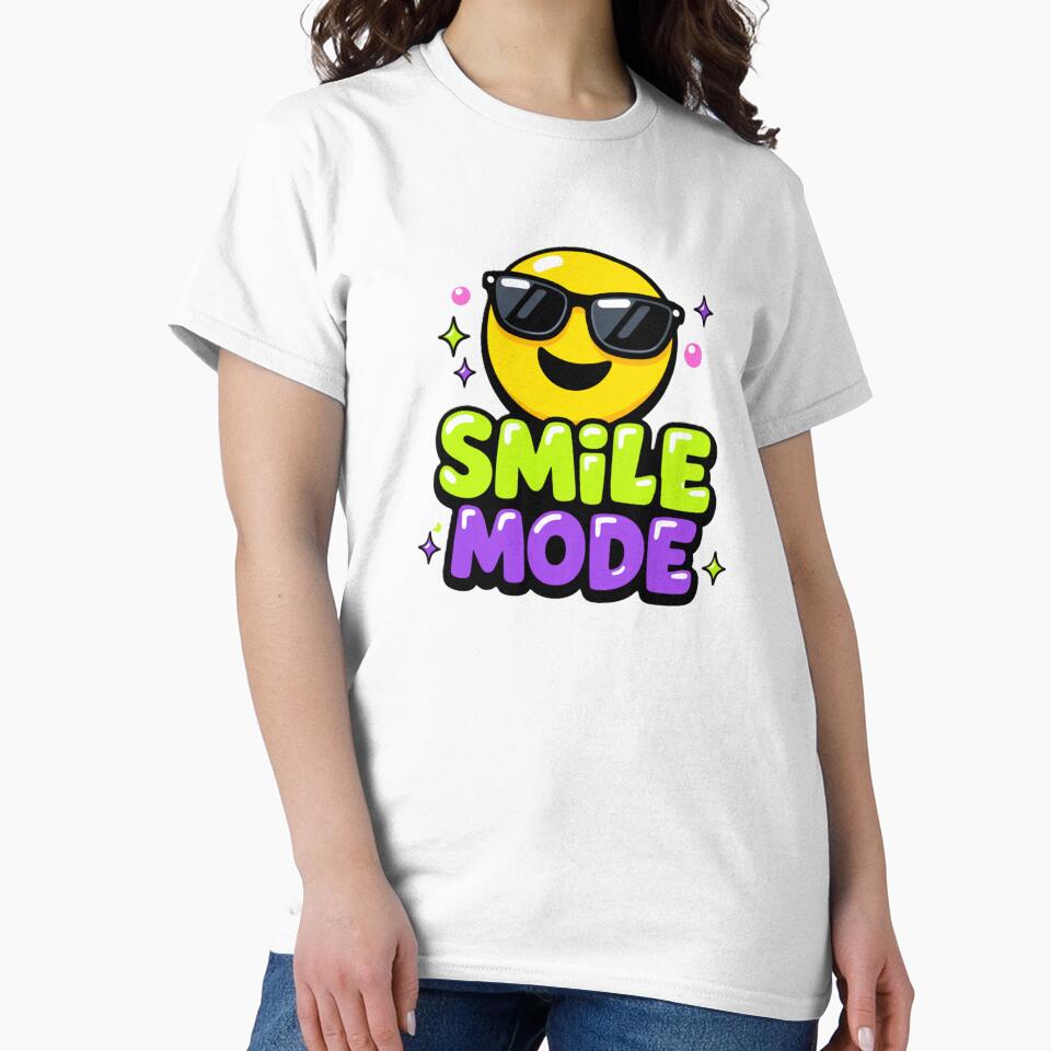 Smile Mode Y2K Smiley by LittleRoarArt