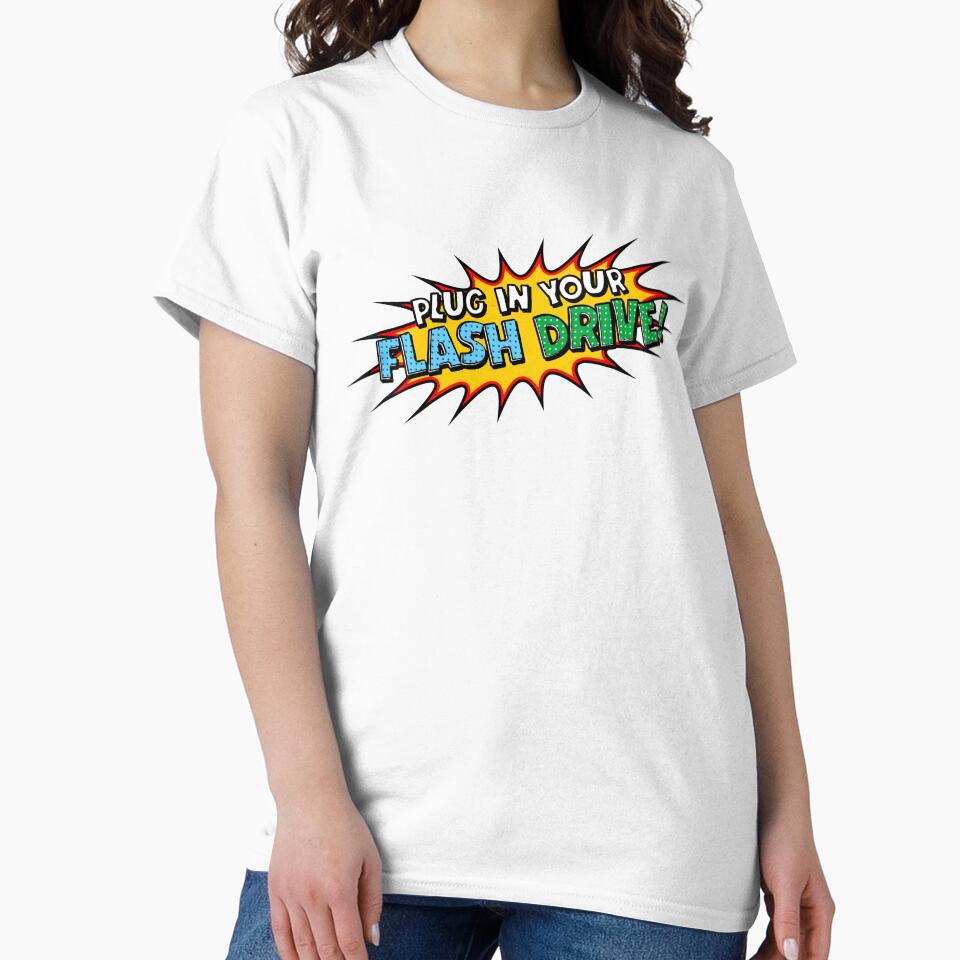 Plug In Your Flash Drive (Title) by pallytmerch