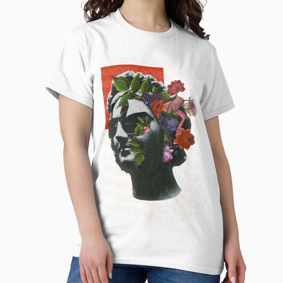 Streetwear Psychedelic Classic Rome Statue by katarsisworks