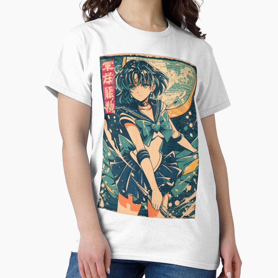 Sailor Mercury Vintage Poster by AnimeArsenalPrints