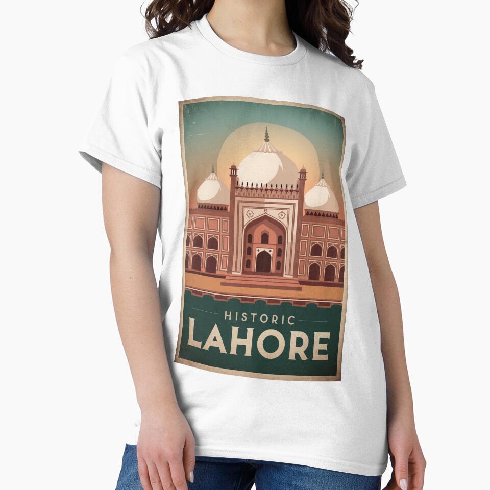 Lahore Vintage Travel Poster by TravelerRat