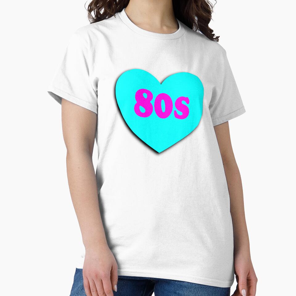 I love the 80s - Love the 1980s iridescent heart by Inspirationmotivation