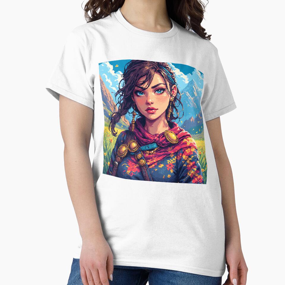 Retro Beautiful Girl Blue Eyes by jimcaza