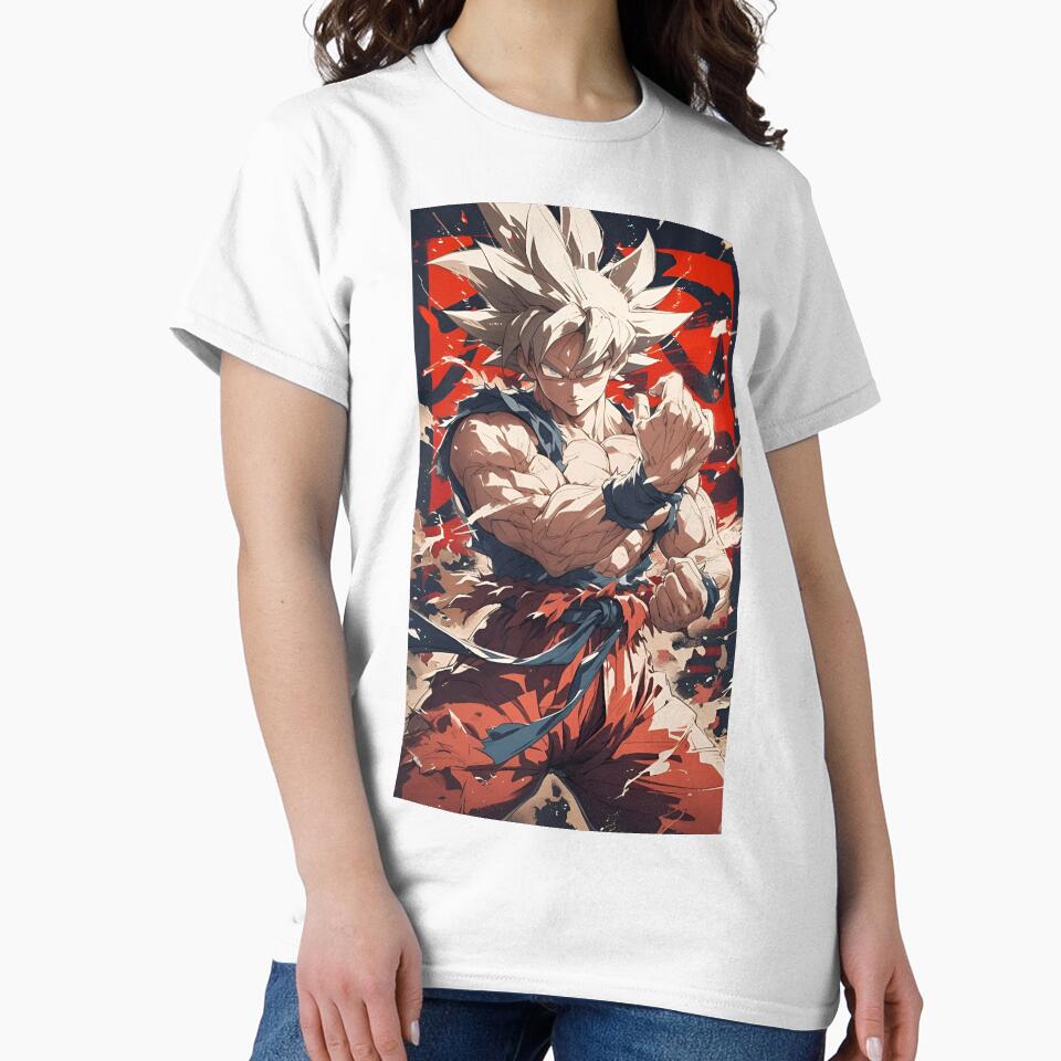 White Flame Battle Ascension – Anime Warrior Power Art by Dyan4