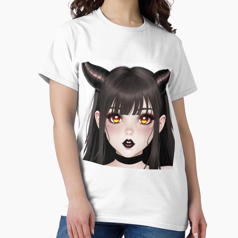 Goth Girl Cute Artwork 7 by GothShop