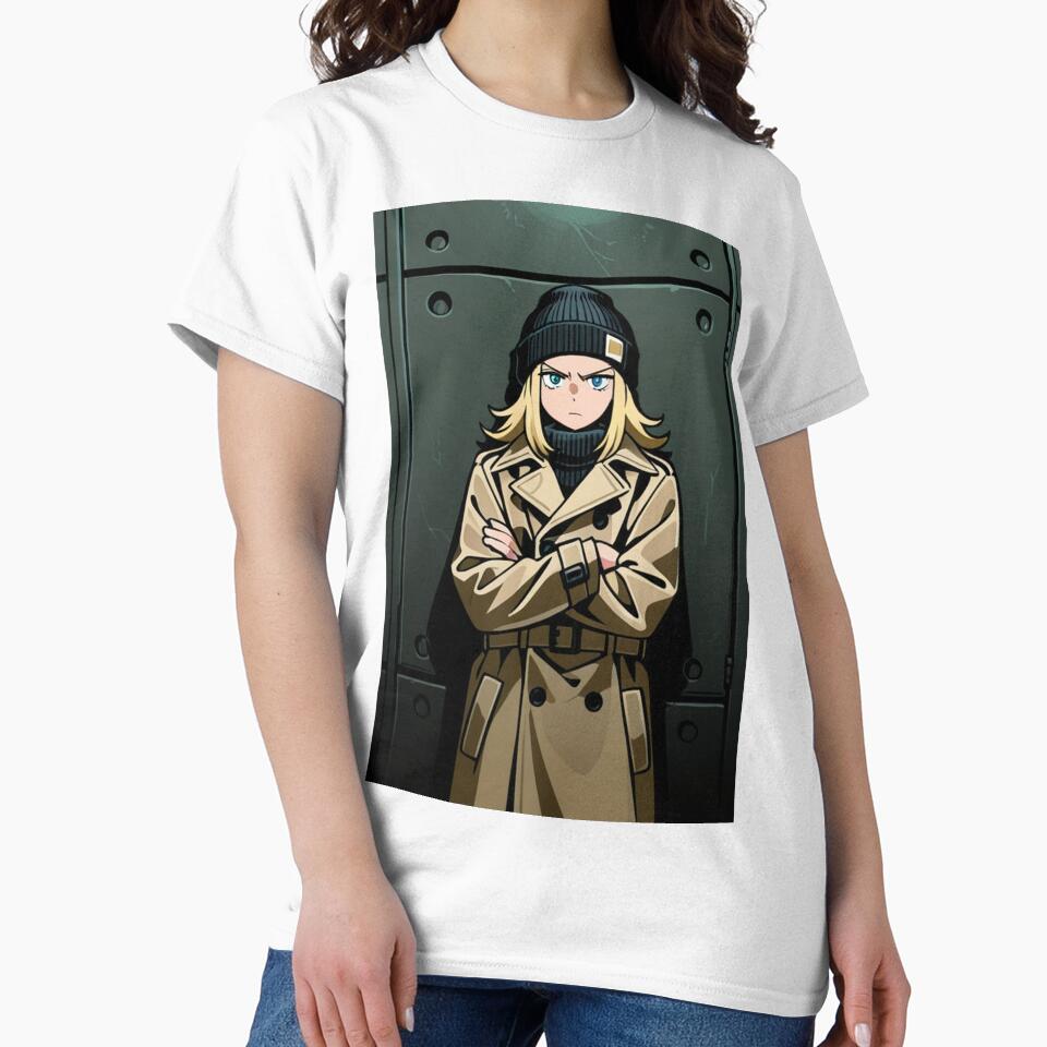 Fashion - Man in Brown Trench Coat Beanie Streetwear Anime Variant 2 by AnimeShin