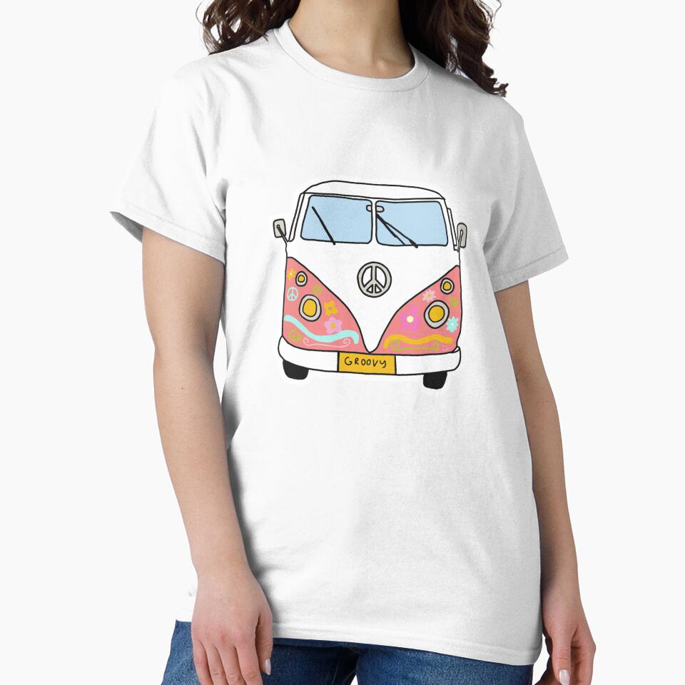 Pink Hippie Van by Cute-Chaotic-Co