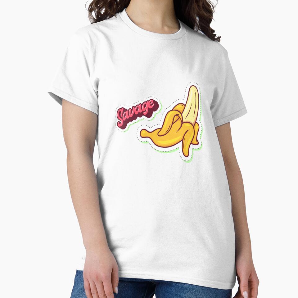 Savage Banana 3d Art Stylish by Art Wear Nation