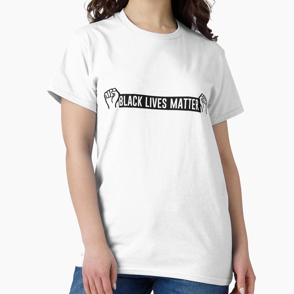 Black Lives Matter  Slim Fit T-Shirt by j7boy