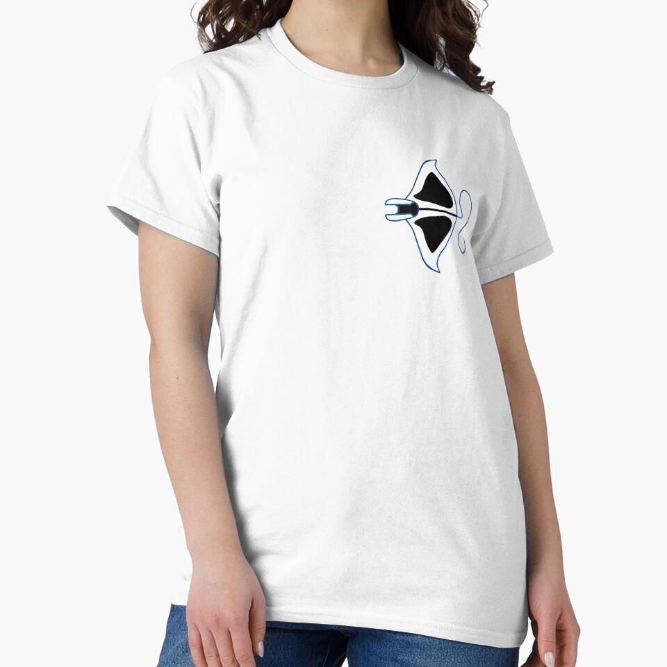 Two-tone linear stylized manta by Provinces de France