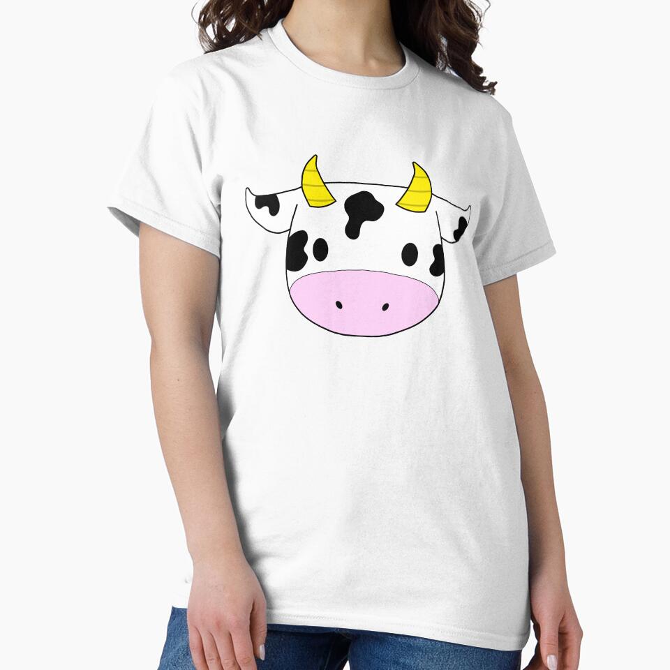 Kawaii Cow - Plain by TheeForestFox Shop