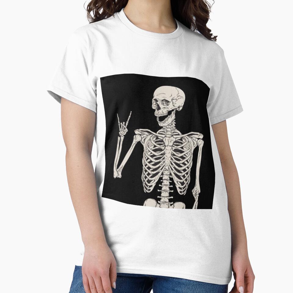 Punk Rock Skeleton by SerpentSkyArts