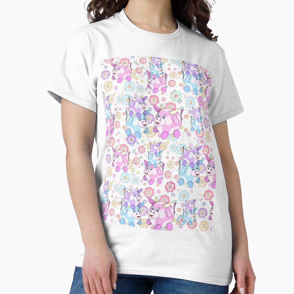cartoon bubble cows pattern by BeingNow