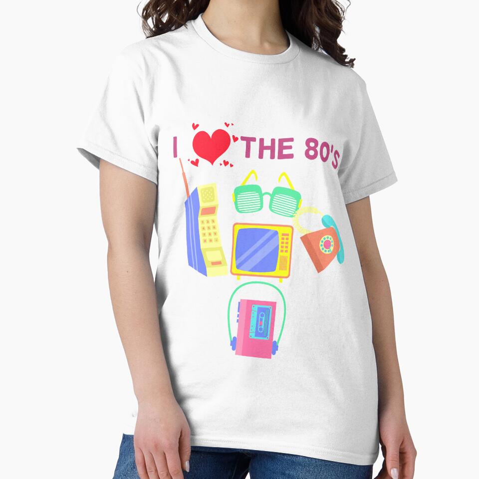 I Love The 80s T-Shirt - 80s Theme Shirt by styleofpop