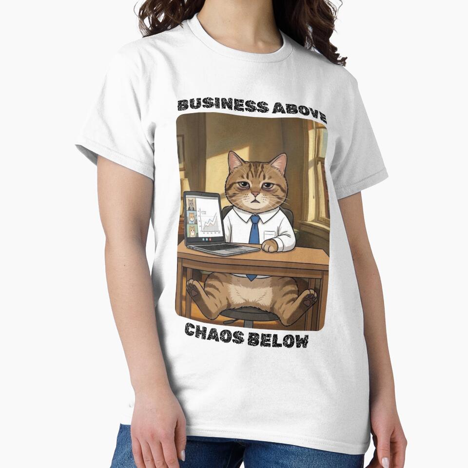 Corporate Cat – Funny Work From Office Meme by jipong