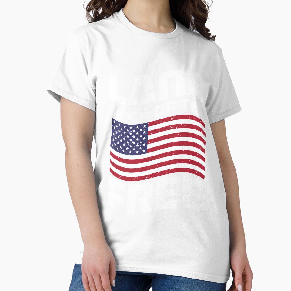 Land of the Free | USA T-Shirt for Men and Women by AllStarMerch