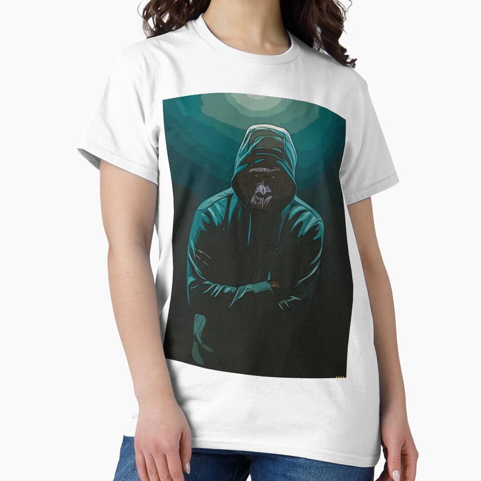 Gorilla Hoodie by CattlettArt