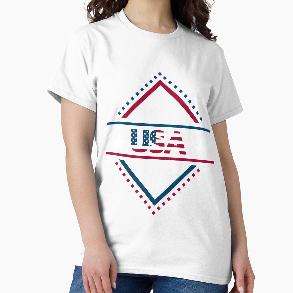 USA T-Shirt for Men and Women by AllStarMerch