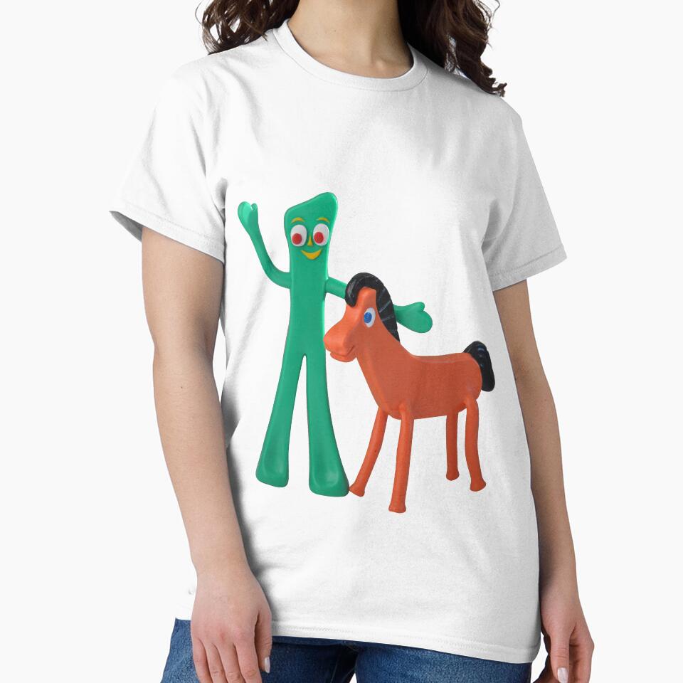 Gumby and Pokey cartoon art by RedManzanas