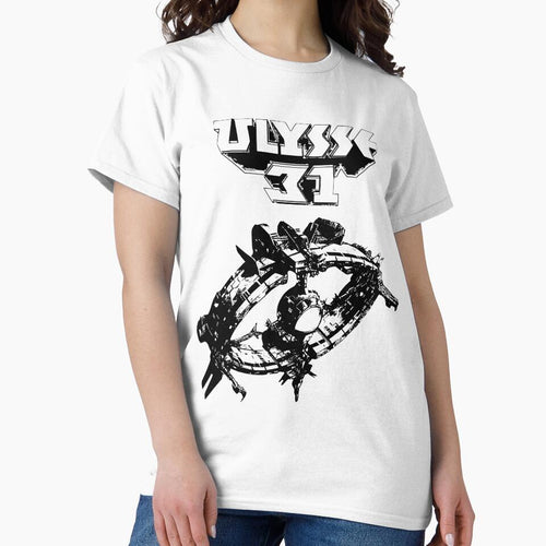 80s Nostalgia – Ulysses’ Spaceship in Monochrome by retrologie