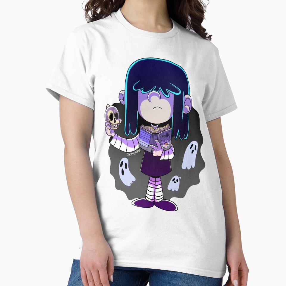 The Loud House Lucy Loud with Spell book and Skull by Jrgoyette