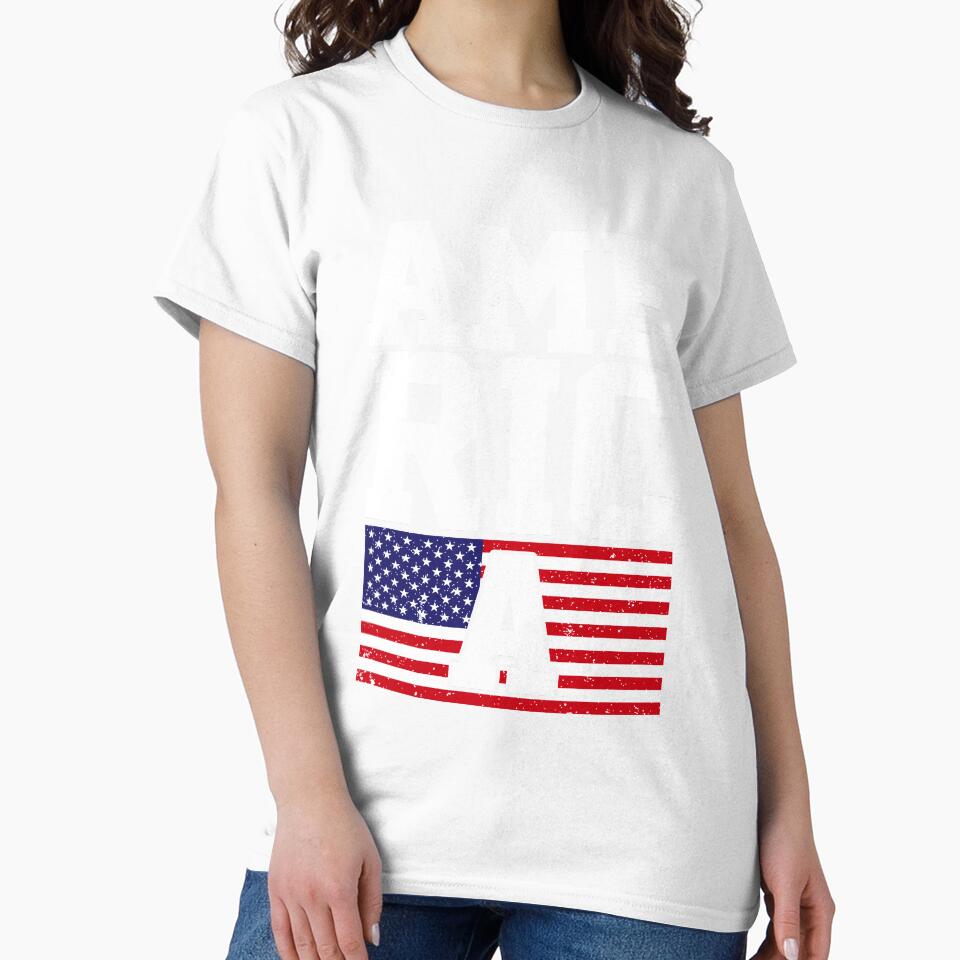 American Flag T-Shirt for Men and Women by AllStarMerch
